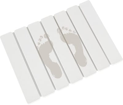 Dailygoods- Badmat opvouwbaar - Sneldrogende douchemat - Antislipmat - Absorberende badkamermat - Kiezelgoer - 40 x 30 cm