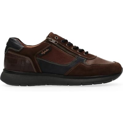 Heren Sneakers Australian Dakota Width H Cognac - Maat 41