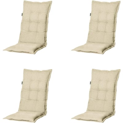 Madison kussen hoge rug richmond - 123x50x6cm set van 4
