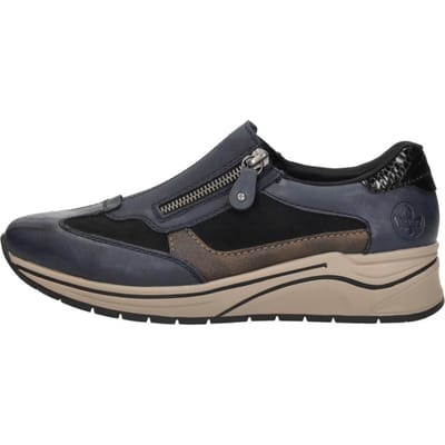 Rieker Sneakers - Dames - Blauw - Maat:38