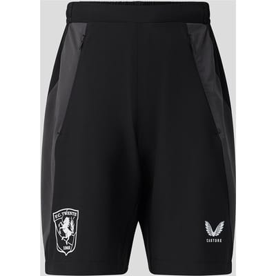 Fc Twente Training 26/27 Coaches Long Line Short Met Zakken - Junior - Zwart