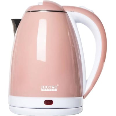Bouilloire électrique en acier inoxydable 2L Appareils de cuisine Bouilloire intelligente 1500W Bouilloire sifflante Samovar Thé Café Thermo Pot Cadeau 2L&EU rose