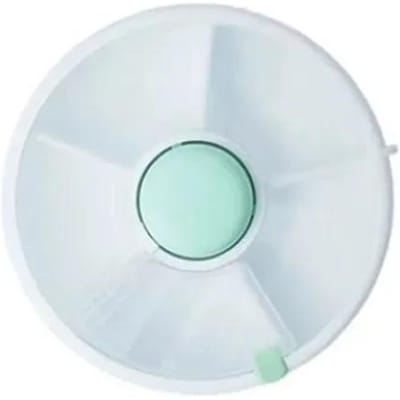 Snack Spinner Roterende Snack Box Draagbare Meloen Snoep Zaden Organizer Opbergdozen Fruitschalen Snack Spinner Container voor kinderen groen