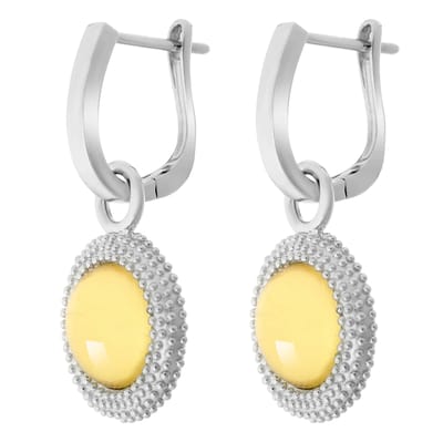 Orphelia Dames 925 Sterling Zilveren Oorbellen - Zilver ZO-6041/2