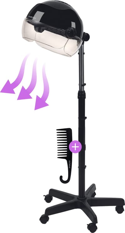 Luxe Droogkap voor Thuis - Haardroogkap Krullen - Haardroger Kap voor Thuis - Föhnkap - Haardroger met Droogkap - 1500W