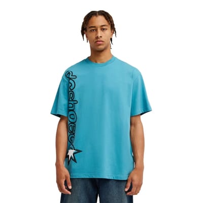 Dc Shoes Shock Side T-shirt Met Korte Mouwen Blauw 2XL Man