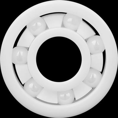 1pcs 609 9 x 24 x 7mm Blanc Haute Précision Céramique Complète ZrO2 Roulement à Billes