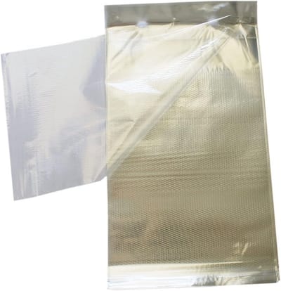 Set van 500 Platte PP Zakken (20x30+3 cm) - Geperforeerd en Geruit