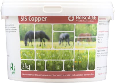 SIS Copper 2 kg - Horse Adds Paardensupplementen