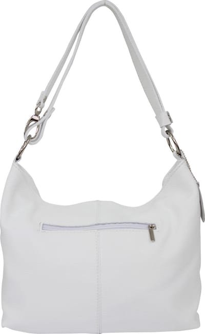 Dames lederen handtas schoudertas hobo tas GL005 Wit