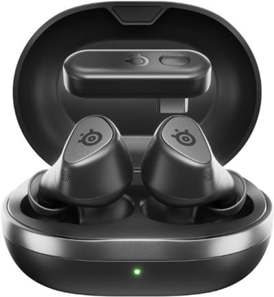 Thuys – Arctis GameBuds Voor PlayStation – Draadloze Gamingoordopjes – IP55 Waterbestendigheid – 40H Accuduur – Draadloos Opladen – Zwart