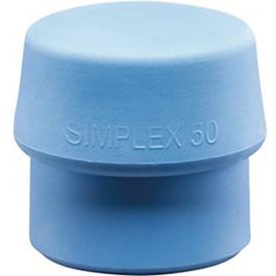 HALDER zachte slaghamer SIMPLEX, TPE-zacht, kop-Ø 80 mm, blauw, zacht, voor gevoelige materialen