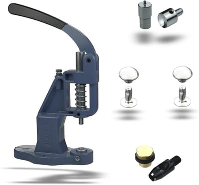 Klinknagelpers set - Holle klinknagels gereedschap - Bevestigingen aanbrengen - Inclusief 100 stuks klinknagels - 13 x 11 mm - Zilver