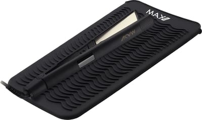 Max Pro - Warmtemat - Hittebescherming - Hitte Bescherming Haarverzorging - Beschermt tot 180°C - Zwart
