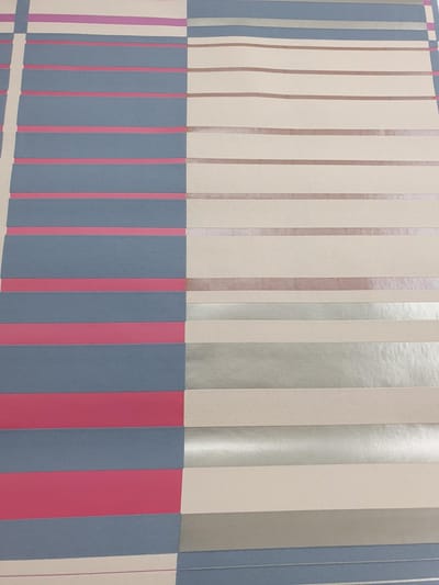 Rasch - Vliesbehang - 78670 - 10x0,53 m - blauw/wit met diverse designs