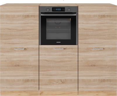 Vicco R-Line Keukenblok – 180 cm zonder werkblad Sonoma/Goudkraft eik