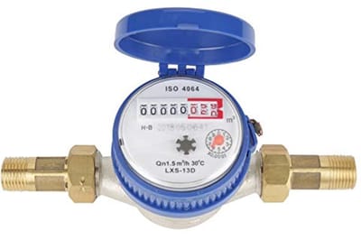Watermeter voor Tuin en Huis - Koud Water Stroommeter met Fittingen 1/2 inch