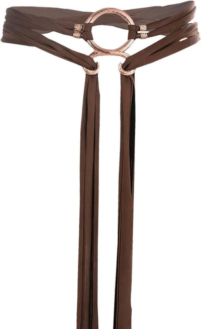 Vrouwelijke Middeleeuwse Riem voor Renaissance en Viking Tijdperk - Verstelbare Piratenriem voor Cosplay en Halloween Accessoires, 103 cm Lang