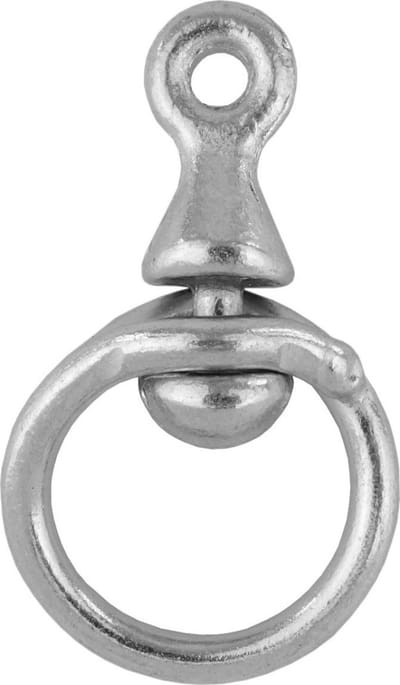 Kettingring met draaibare wartel - 5mm