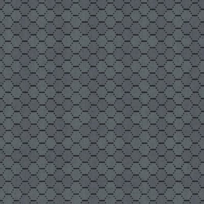 Bazaar - Hexagon - Behang - Muurdecoratie - Vliesbehang - Woonkamer - Zwart/Donkerblauw - 0,53 x 10 M.