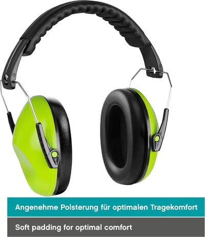 Noise Protection-Hoofdtelefoon voor Kinderen - Groen - Oorkappen - Beschermt tegen omgevingsgeluid - SnelShoppen