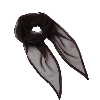 Premier Dames/Dames Chiffon Sjaal (Zwart)