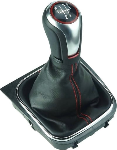Pookknop Volkswagen Golf 5 Golf 6 Scirocco Jetta en Eos Sport Pook (5 versnelling) Geschikt voor GTI GTD R R20 R Line TDI Pook VW