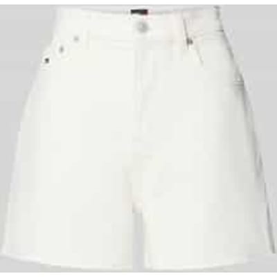 Tommy Hilfiger Mom Short Denim White Größe: W25 | Kurze Sporthosen Outlet | Damen | Blau
