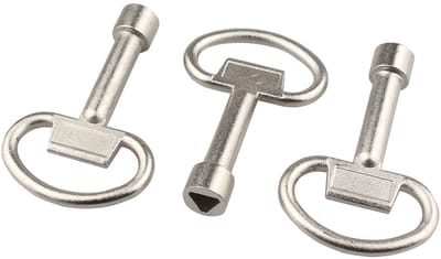 Dailygoods - Sleutel - Metalen Sleutel voor Veiligheidsapparatuur - Veiligheidsoplossingen - Geschikt voor Elektriciteitskasten - Duurzaam en betrouwb...