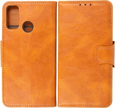 Bestcases Portemonnee Telefoonhoesje - Pasjeshouder Hoesje voor Huawei P Smart (2020) - Bruin