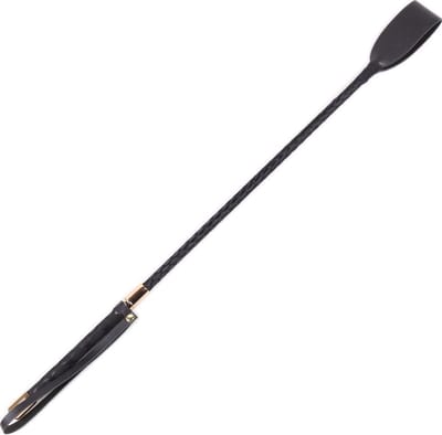 Banoch | Crop Black | 58 cm | Paardrijzweep zwart