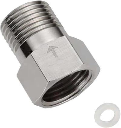 Dailygoods- Terugslagklep G1/2 inch - Koper/Roestvrij Staal - 20 mm Diameter - Eenrichtingsstroomventiel - Voor Watertank/Boiler - Fijne Afwerking - Waterklep