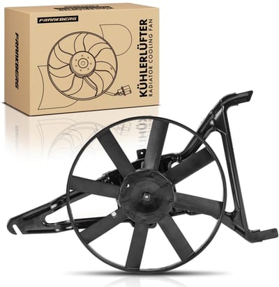 Frankberg 1x Motorradiateur Enkele ventilator