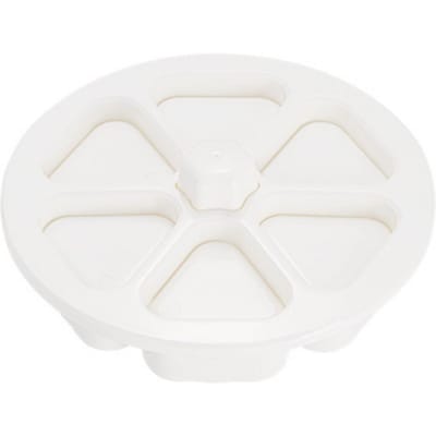 6 roosters Japanse Onigiri Maker Press Niet-plakkerige DIY Plastic Driehoek Rijstbal Sushi Maken Gereedschap Mal Bento Gereedschap wit