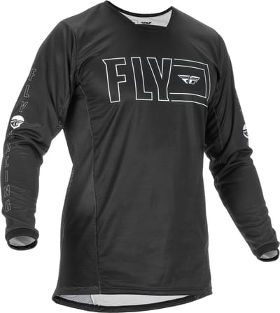 FLY Racing Kinetic Fuel Zwart Wit Jersey -