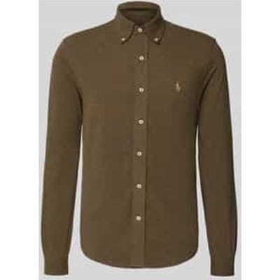 Overhemd Lange Mouw Polo Ralph Lauren CHEMISE AJUSTEE COL BOUTONNE EN POLO FEATHERWEIGHT