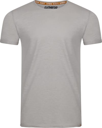 riverso Heren T-Shirt RIVLenny O-Neck regular fit Grijs S Ronde Hals Volwassenen - gemaakt van 100% katoen