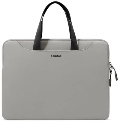 tomtoc Versatile-A21Laptophoezen voor 14 inch MacBook Pro/Surface/Asus Zenbook-Zwart;Grijs-Tweekleurig