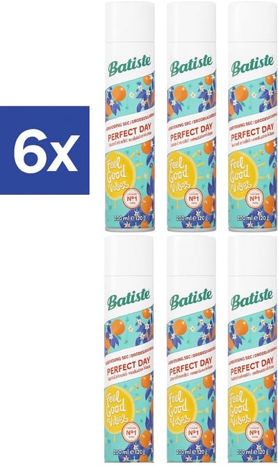 Batiste Droogshampoo Perfect Day - 6 x 200 ml