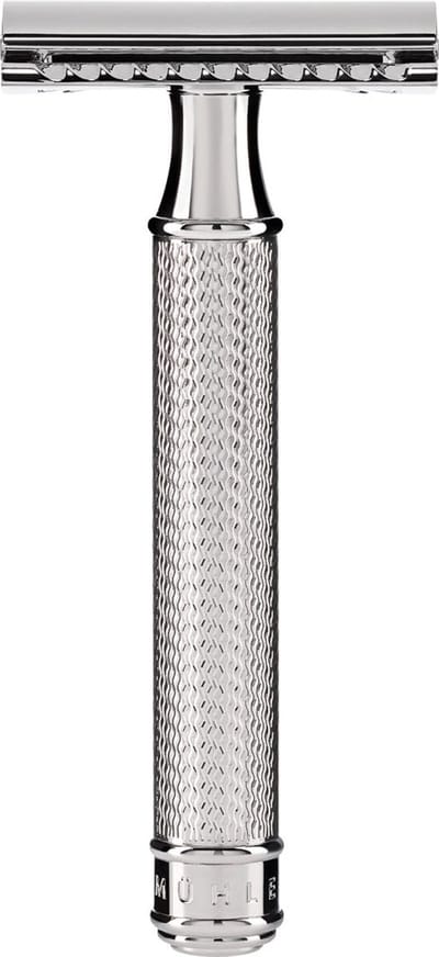 MÜHLE -Scheermes -Double Edge Safety Razor -Klassiek Scheermes - Chroom - Dichte Kam -R89
