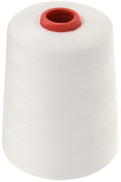 Naaigaren Polyester - Borduurgaren Naaimachine - Kleding Maken - Slijtvast Materiaal - 8000 Yards - Wit