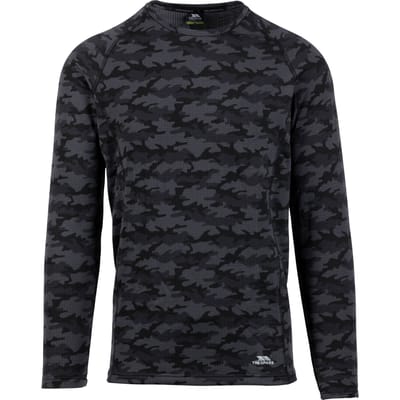 Trespass Heren Arno Base Layer Top (Donkergrijs)