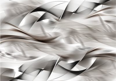 Fotobehangkoning - Behang - Vliesbehang - Fotobehang Luxe Storm - Abstract braid - 400 x 280 cm