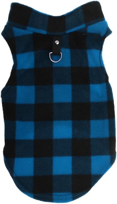 Dailygoods- Warm Vest - Fleece Hondentas - Hondenjas Waterdicht - D-ringen - Machinewasbaar - Lichtgewicht en Comfortabel