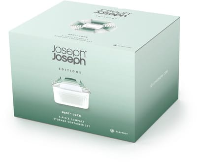 Joseph Joseph Nest Lock - Vershouddozen - Makkelijk te Stapelen - 5 stuks - Groen