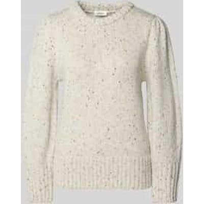 Regular fit gebreide pullover met katoen
