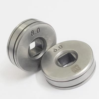 Dailygoods- Draadvoeding 2 Stuks - 25 mm Buitendiameter - 7,5 mm Breedte - Passend voor SSJ16 - MIG/MAG Lassen - Goed Gebouwd - Draadrollen