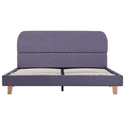 vidaXL - Bedframe - stof - lichtgrijs - 140x200 - cm