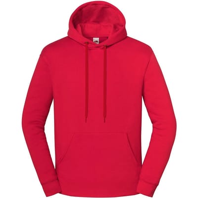 Fruit of the Loom Unisex Volwassen Iconische Premium Hoodie (Rood)