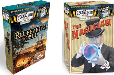 Escape Room Uitbreidingsbundel - 2 Stuks - Uitbreiding Magician & Uitbreiding Redbeard's Gold